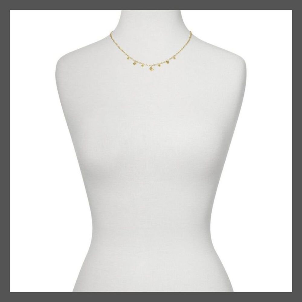 Kendra Scott - Kendra Scott SADIE 14K Gold Over Brass Strand Neck Gold - Picture 3 of 3